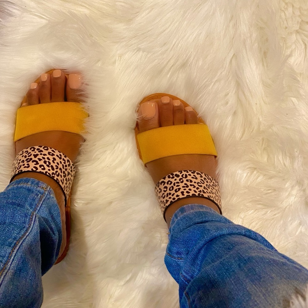 💛Naomi🤎 - Marigold Dual Strap Sandal